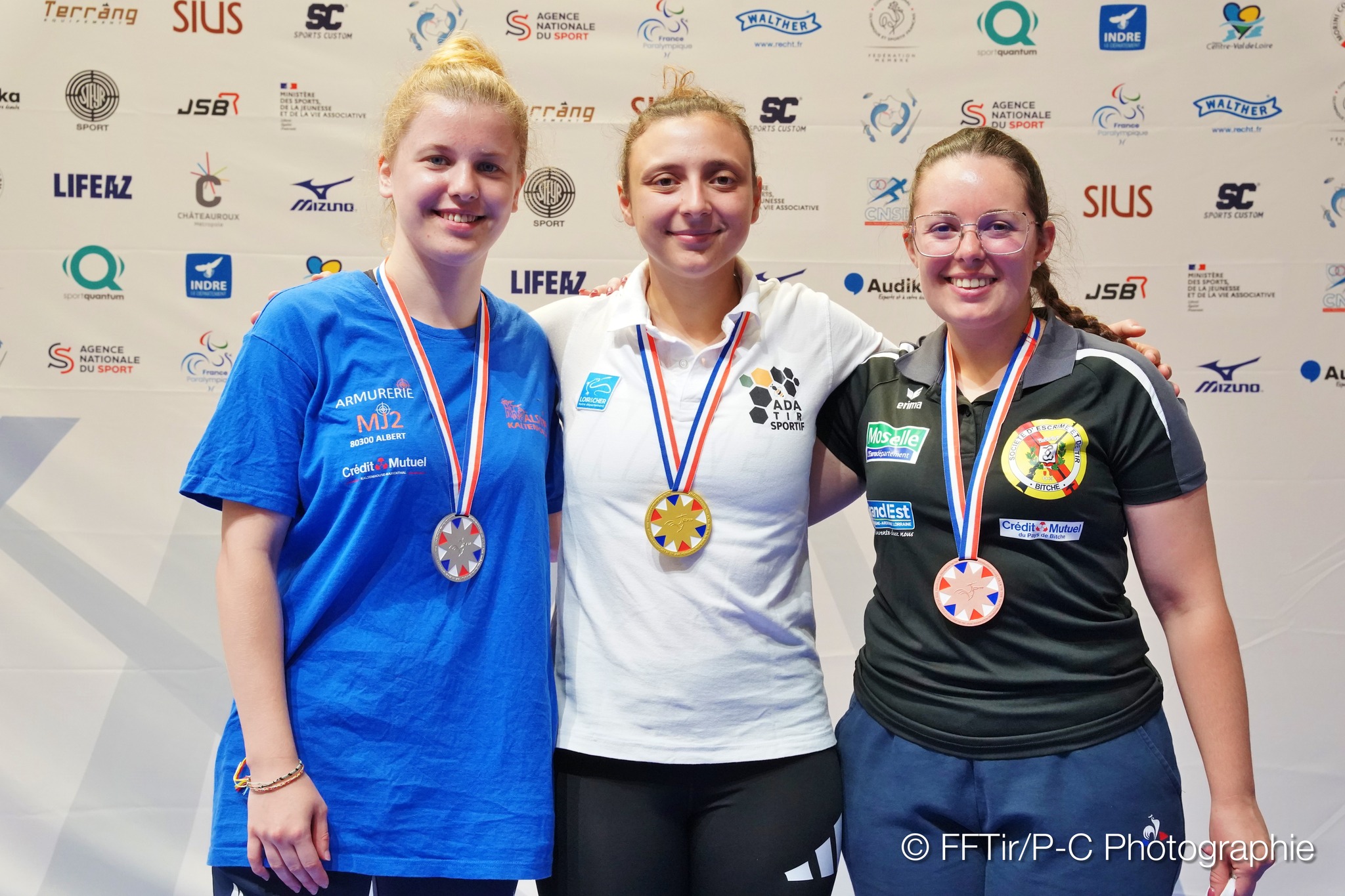 Podium jeunes Championnat FFTir — S.E.T. Bitche